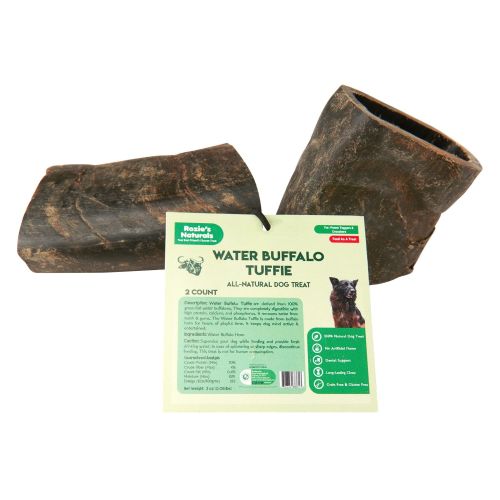 Water Buffalo Horn Tuffie- 100% Natural Dog Treat & Chews; Grain-Free; Gluten-Free; Dog Chewing Dental Toys; 2 COUNT; 7.5 oz Water Buffalo Horn Tuffie- 100% Natural Dog Treat & Chews; Grain-Free; Gluten-Free; Dog Chewing Dental Toys; 2 COUNT; 7.5 oz